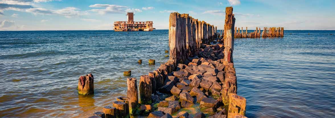 Weathered remains in the Baltic Sea